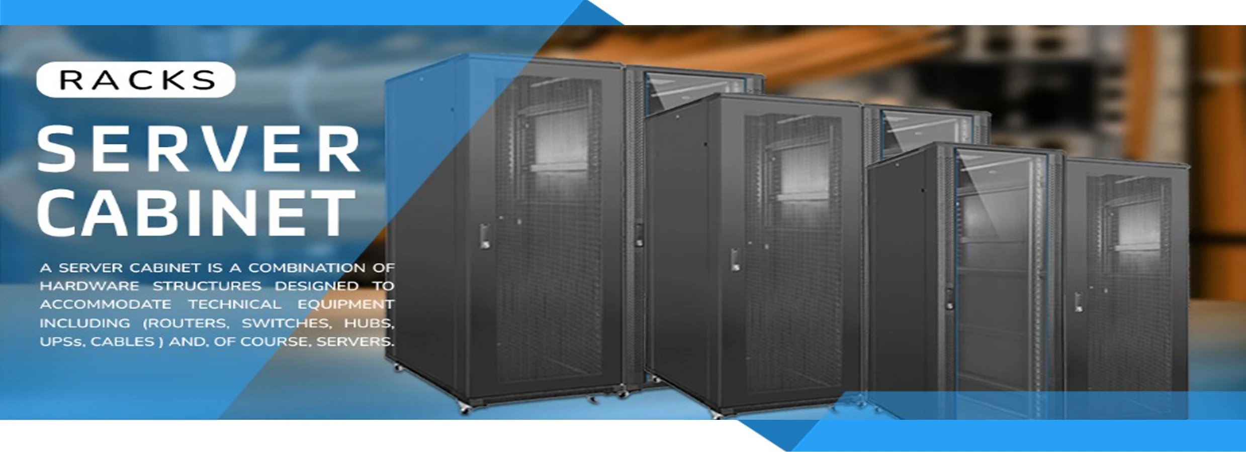 Network Server Cabinet 37U 60X100cm Vented