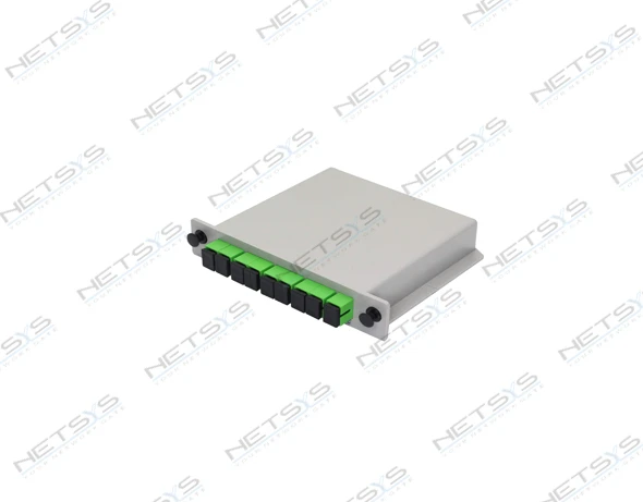 Fiber Optic FTTH PLC Splitter 1:8 Core SC-APC