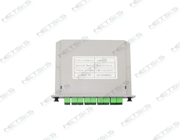 Fiber Optic FTTH PLC Splitter 1:8 Core SC-APC