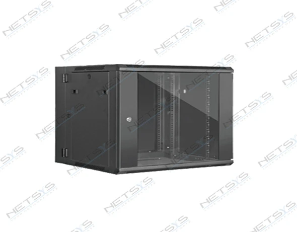 Double Section Wall Mount Cabinet 6U 60X45cm