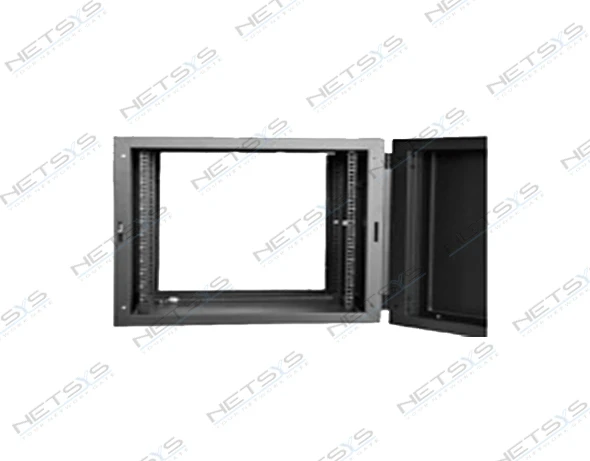 Double Section Wall Mount Cabinet 6U 60X45cm